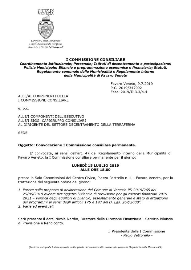 Scarica la locandina della convocazione Scarica la locandina della convocazione