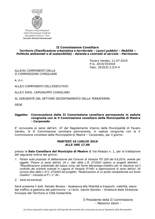 Scarica la locandina della convocazione Scarica la locandina della convocazione