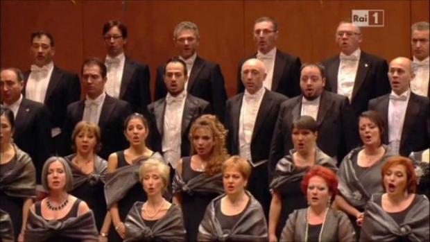 Coro del Teatro La Fenice, particolare Coro del Teatro La Fenice, particolare