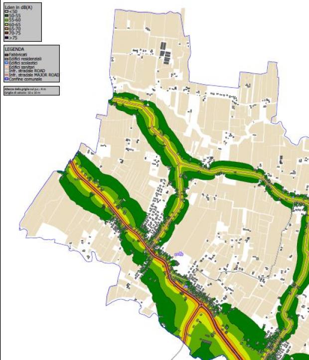 estratto esemplificativo di una mappa immagine dei un estratto della mappa