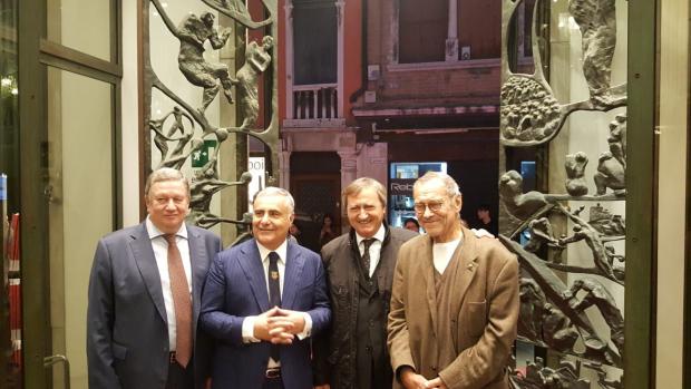 Il sindaco Brugnaro al Teatro Goldoni