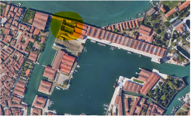 La mappa dell'intervento