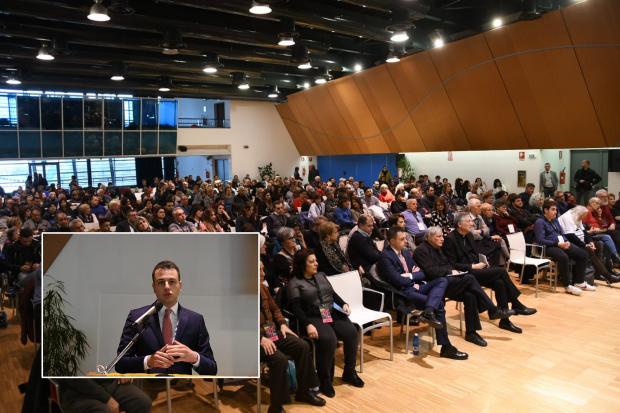 L'assemblea e l'intervento dell'assessore Venturini