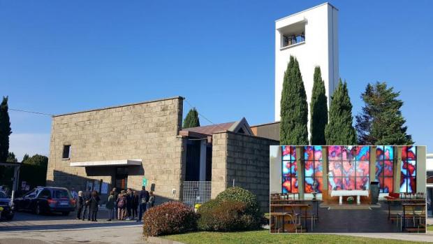 La chiesa del cimitero di Marghera