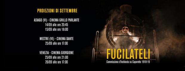 Fucilateli Mercoledì 25 Settembre al Dante e al Giorgione