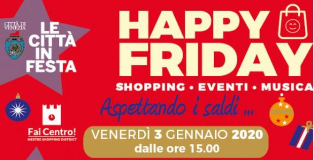 Logo Happy Friday Aspettando i saldi