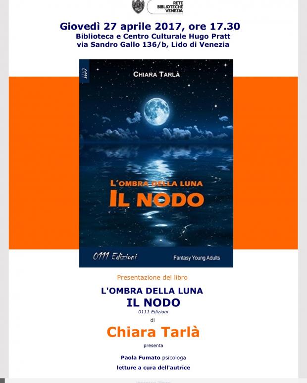 Locandina presentazione libro L'ombra della luna Locandina presentazione libro