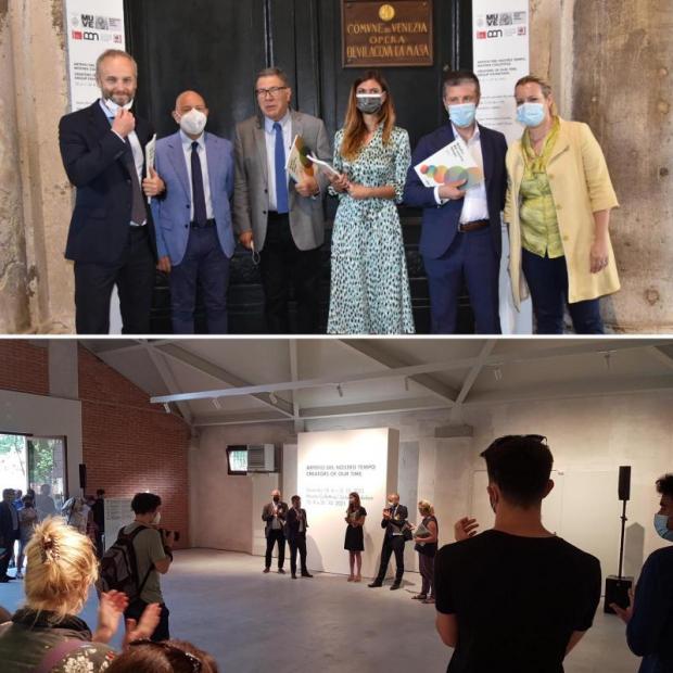 Inaugurazione delle due mostre