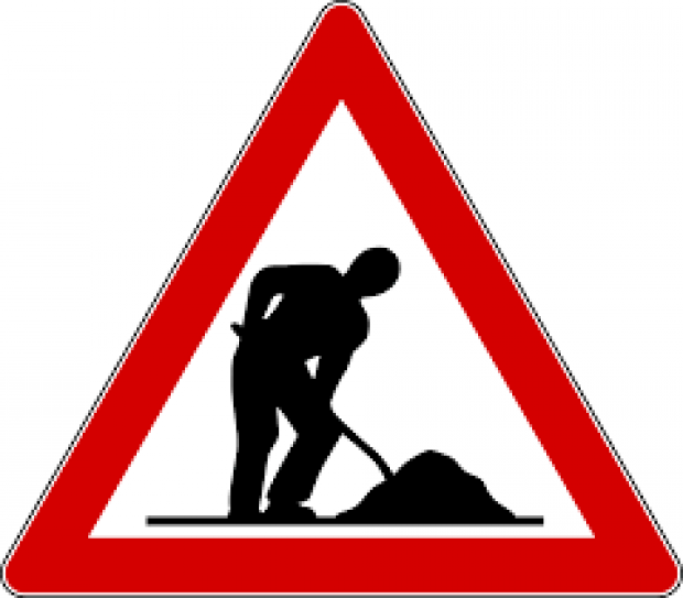 Cartello lavori in corso