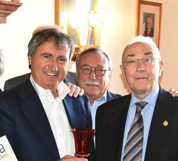Il sindaco Brugnaro con Luigi Danesin