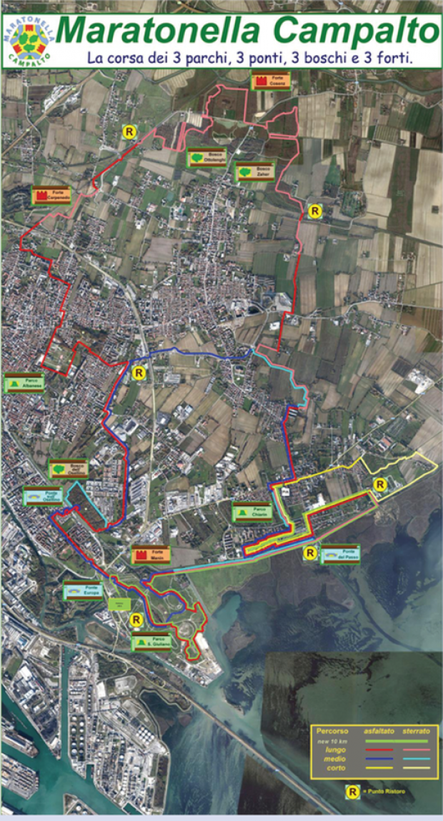 Mappa percorso