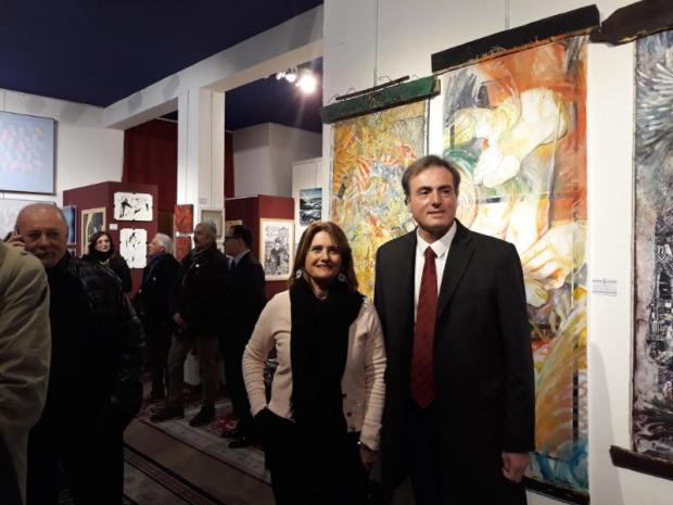 L'inaugurazione della mostra