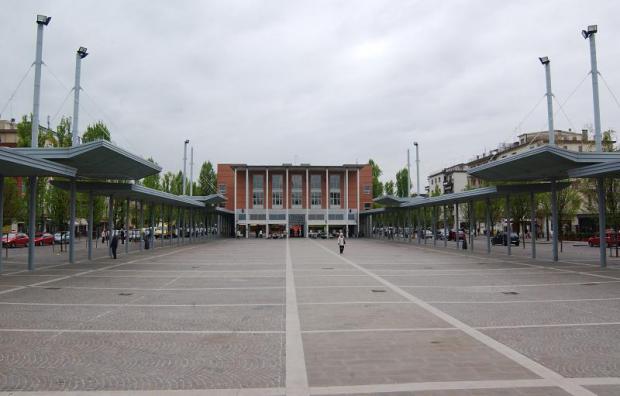piazza Municipio a Marghera