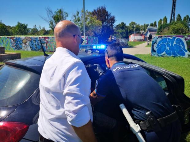 L'intervento della Polizia Locale