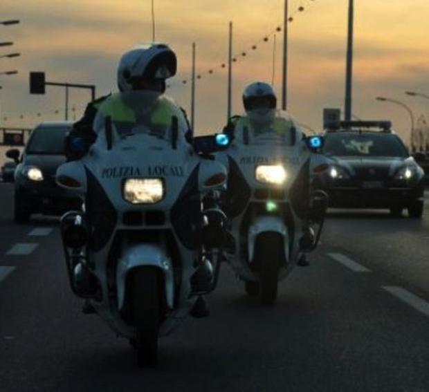 una pattuglai del motorizzato