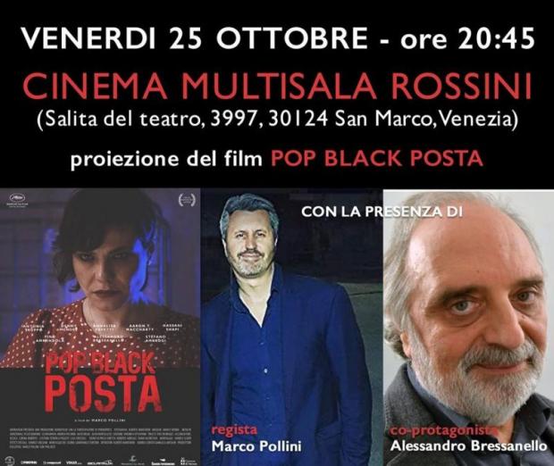 Pop Black Posta Venerdì 25 e Mercoledì 30 Ottobre al Rossini