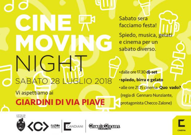 locandina di Cinemoving night