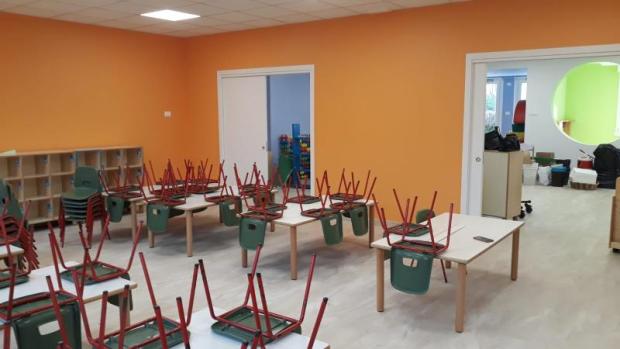 Sala mensa della scuola Rodari