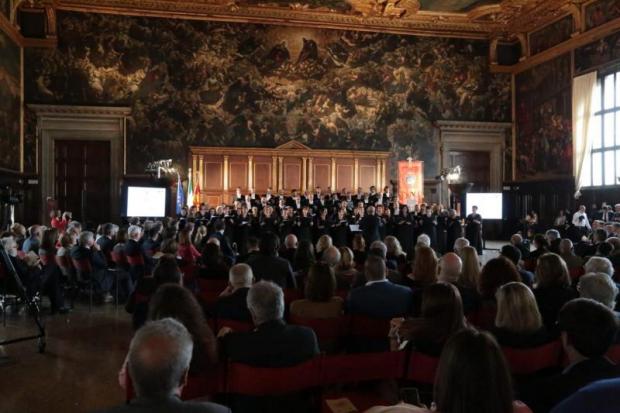 La cerimonia di premiazione