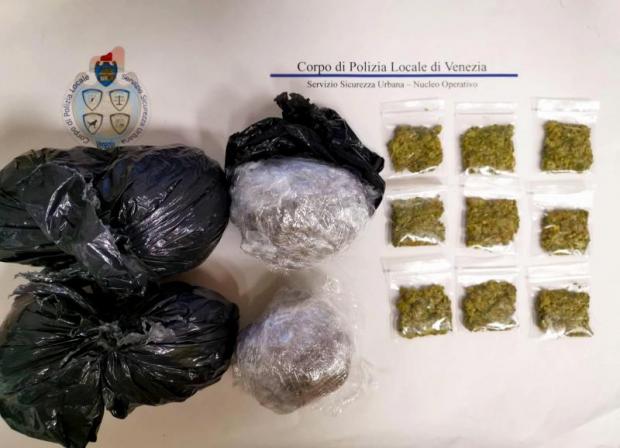 La droga sequestrata