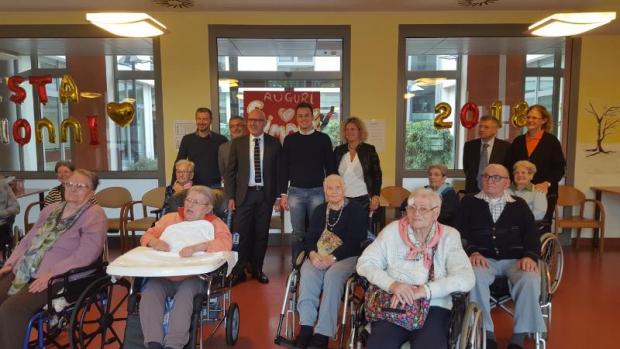 L'assessore Simone Venturini all'Antica scuola dei Battuti