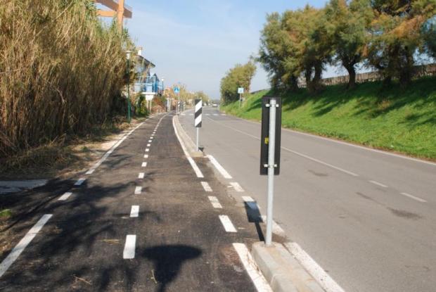 Pista ciclabile a Pellestrina