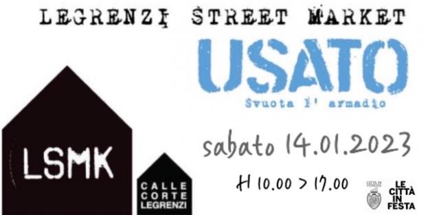 composizione grafica con nome dell'evento e riferimenti di luogo, data e orario