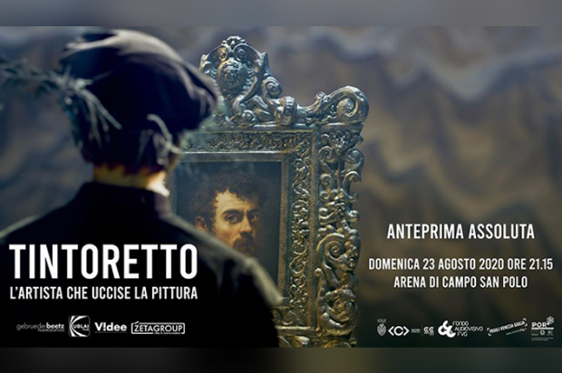 La locandina del docufilm su Tintoretto