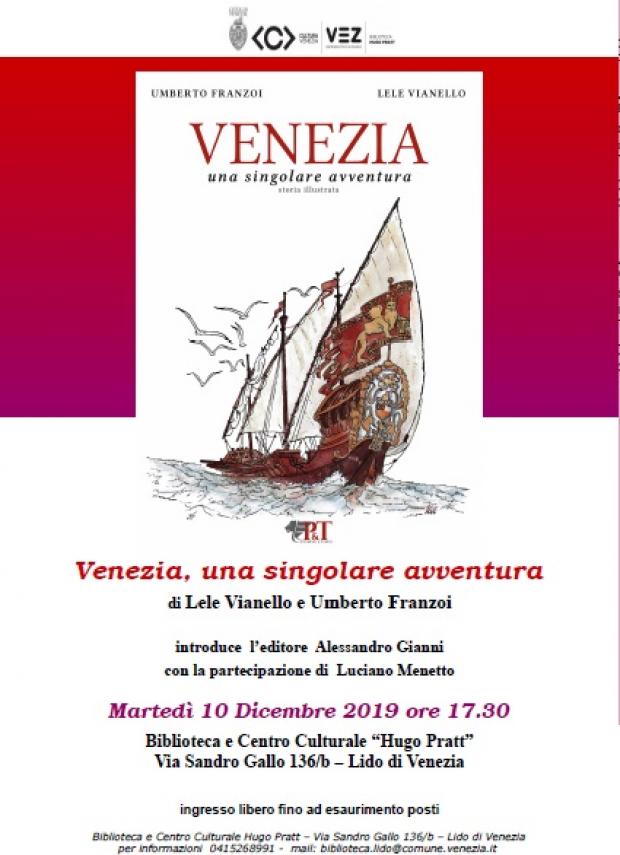Locandina presentazione Venezia, una singolare avventura Locandina presentazione Venezia, una singolare avventura
